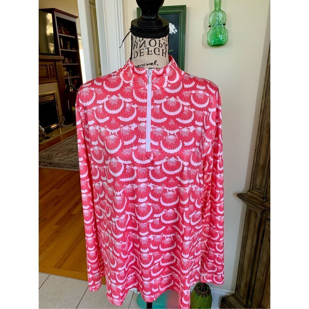 Gottex Coral Seashell Tennis/Golf/Pickleball Top - Picture 5 of 8